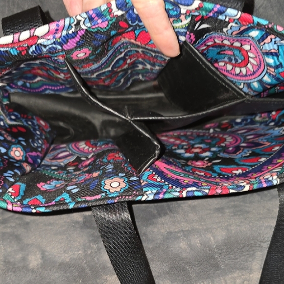 Vera Bradley Colorful Floral Tote Bag - Picture 3 of 4